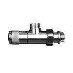 Wellmer Return flow adjustable radiator chrome 0624