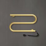 Wellmer Elektrinis rankšluosčių džiovintuvas “S-TYPE“ auksinis 2 bangų 40W