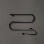 Wellmer Elektrinis rankšluosčių džiovintuvas “S-TYPE“ juodas 2 bangų 40W