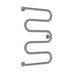 Wellmer Vandeninis rankšluosčių džiovintuvas GYVATUKAS 5 bangų D25 nerūdijantis plienas - Image 3