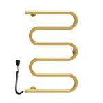 Wellmer Elektrinis rankšluosčių džiovintuvas “S-TYPE“ auksinis 5 bangų 75W - Image 2