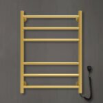 Wellmer Elektrinis rankšluosčių džiovintuvas PLAIN auksinis 700x530 85W dešinė