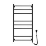 Wellmer Elektrinis rankšluosčių džiovintuvas PLAIN 1000x530 juodas 125W dešinė - Image 2