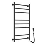 Wellmer Elektrinis rankšluosčių džiovintuvas PLAIN 1000x530 juodas 125W dešinė - Image 3