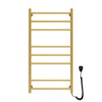 Wellmer Elektrinis rankšluosčių džiovintuvas PLAIN 1000x530 auksinis 125W dešinė - Image 2