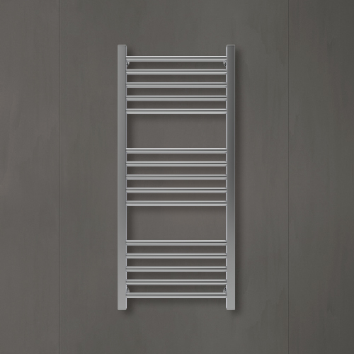 23 - chrominis - pilkas fonas Wellmer Vandeninis rankšluosčių džiovintuvas GRACE 1000×430 nerūdijantis plienas - Image 1