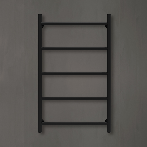 Aqueous towel warmer TRIO black 800×500 stainless steel
