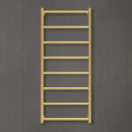 Wellmer Vandeninis rankšluosčių džiovintuvas TRIO auksinis 1200×500 nerūdijantis plienas