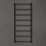 Wellmer Vandeninis rankšluosčių džiovintuvas TRIO juodas 1200×500 nerūdijantis plienas