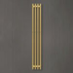 Wellmer Vandeninis rankšluosčių džiovintuvas VERONA auksinis 1500×248 nerūdijantis plienas