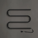 Wellmer Elektrinis rankšluosčių džiovintuvas “S-TYPE“ juodas 3 bangų 40W