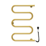 Wellmer Elektrinis rankšluosčių džiovintuvas “S-TYPE“ auksinis 5 bangų 75W - Image 2