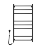 Wellmer Elektrinis rankšluosčių džiovintuvas PLAIN 1000x530 juodas 125W kairė - Image 2